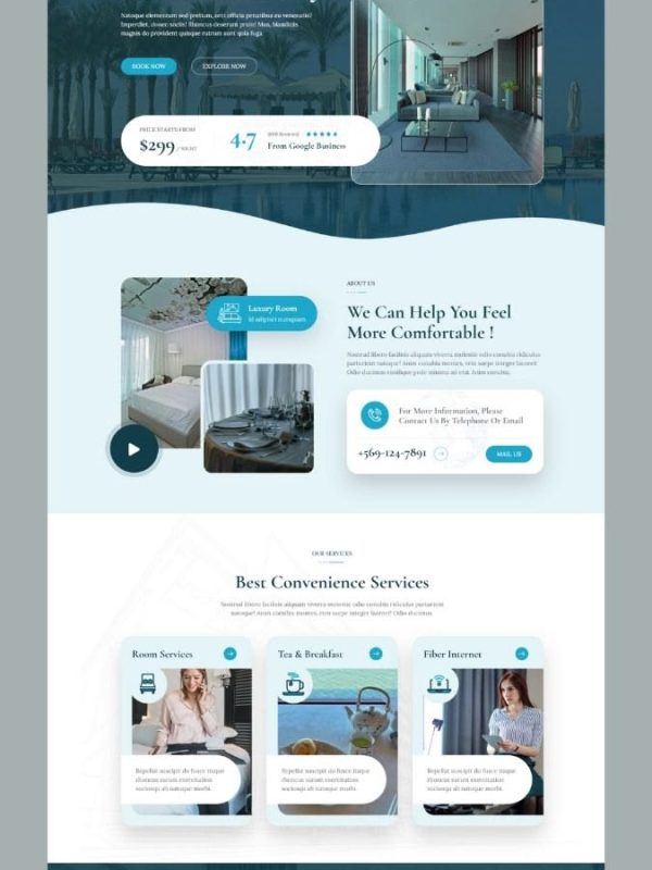 hotel website