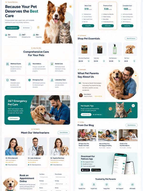 pet website